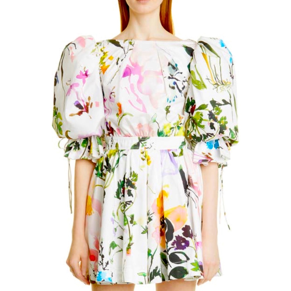 COPY - Aje Drift Puff Sleeve Mini Dress NWT